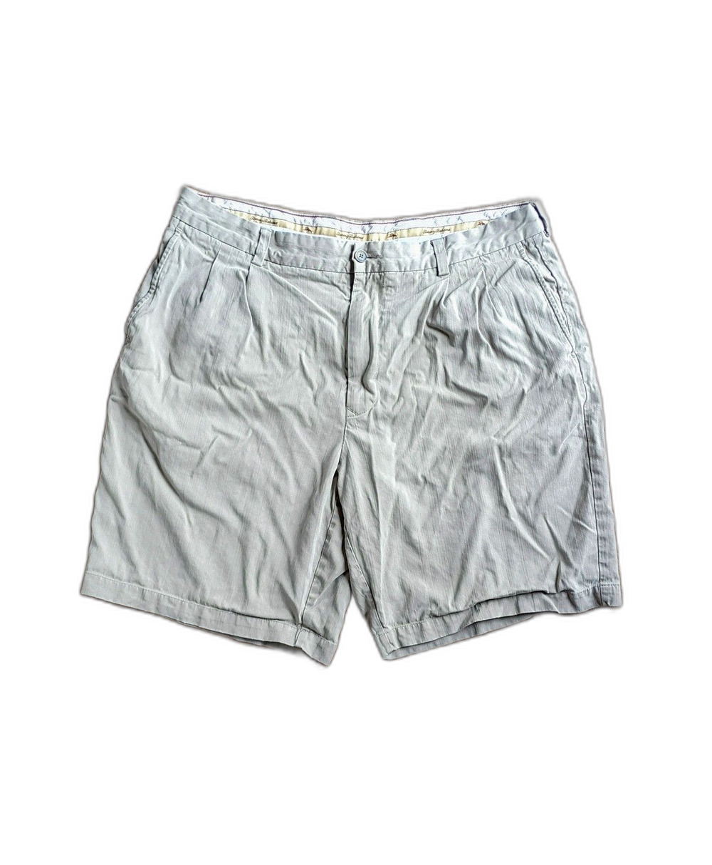Tommy Bahama Silk Blend Shorts 36 Beige 9 inseam